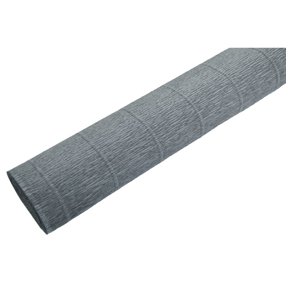 Hartie Creponata Floristica Cartotecnica Rossi, Gri Rosiatic, 0.5x2.5m, 180grame, 605