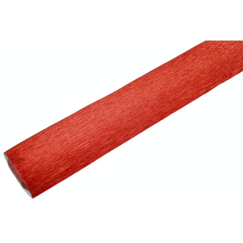 Hartie Creponata Floristica Cartotecnica Rossi, Rosu Metalizat, 0.5x2.5m, 180grame, 803