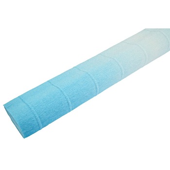 Hartie Creponata Floristica Cartotecnica Rossi, Degrade Azure cu Alb, 0.5x2.5m, 180grame, 600/2 Hartie Creponata Floristica Cartotecnica Rossi, Degrade Azure cu Alb, 0.5x2.5m, 180grame, 600/2