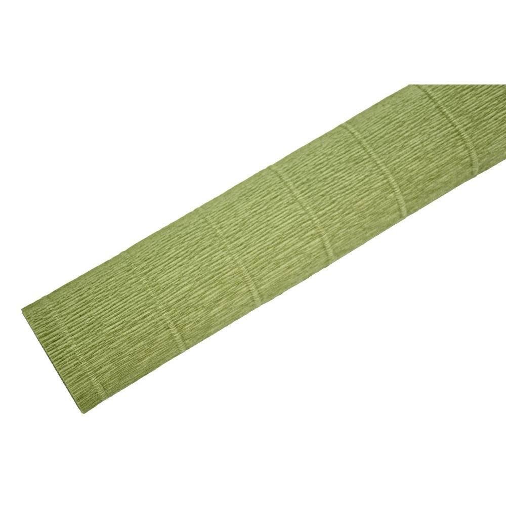 Hartie Creponata Floristica Cartotecnica Rossi, Verde Antic, 0.5x2.5m, 180grame, 612