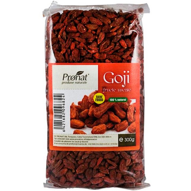 Fructe goji natur, Pronat, 300g