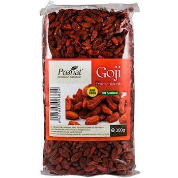 Fructe goji natur, Pronat, 300g Fructe goji natur, Pronat, 300g
