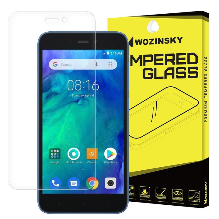 Стъклен протектор Premium Tempered Glass за Xiaomi Redmi Go, Прозрачен