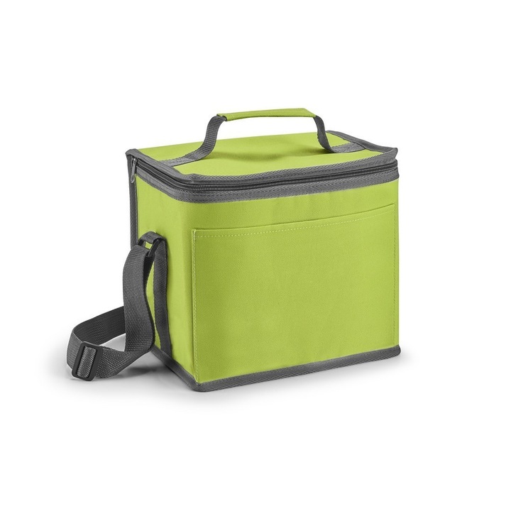 Geanta termoizolanta, poliester 600D, Everestus, AGTF01, verde deschis, pastila racire inclusa