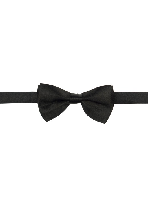 Papion pentru copii Buticcochet, sistem de inchidere reglabil, Negru, 9x5 cm - PAPC202
