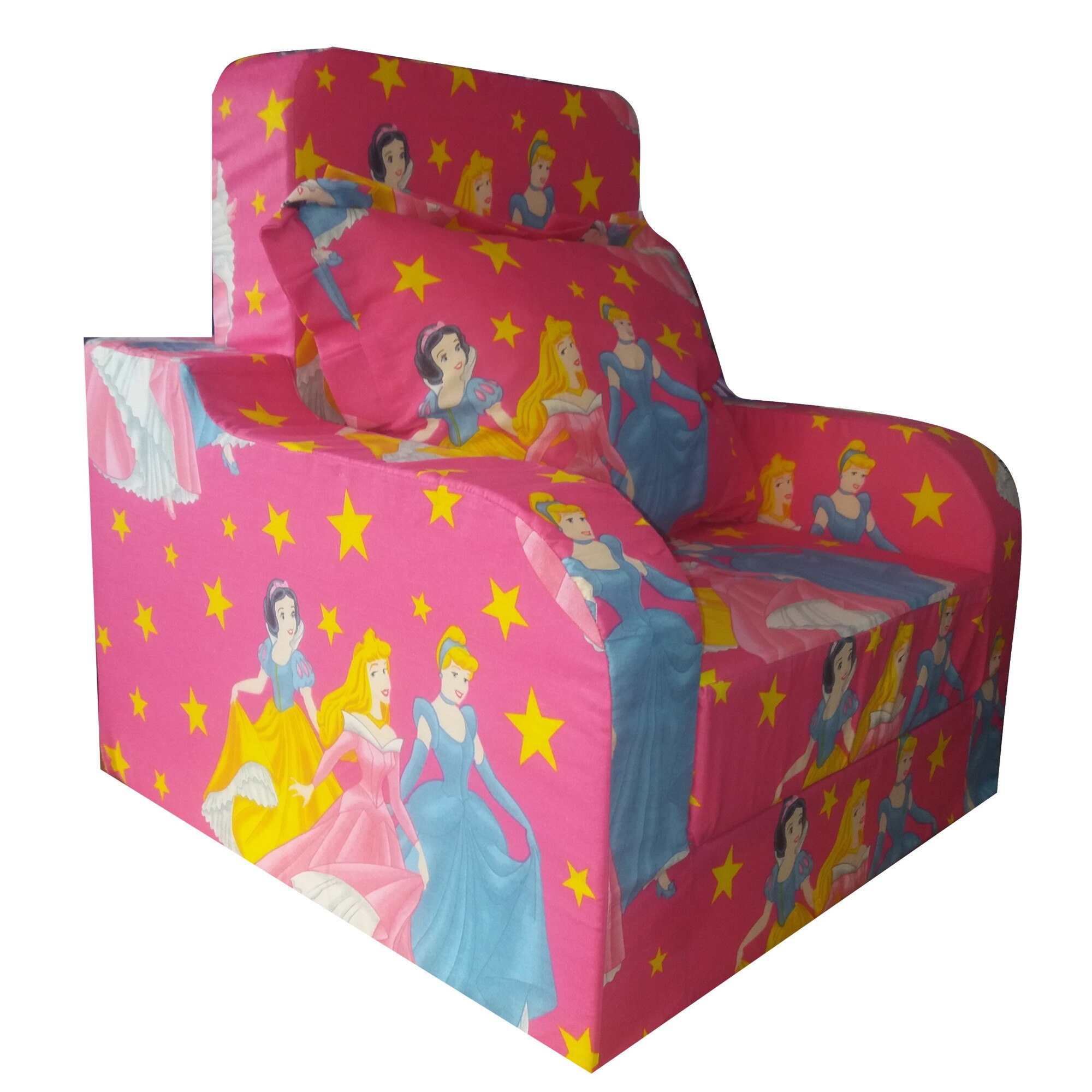 Fotoliu extensibil Printese,Meli&Maia Pink 70x66x45cm