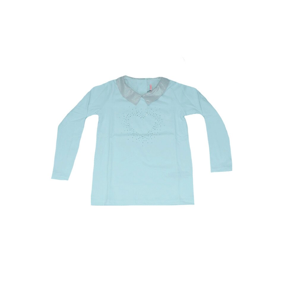 Bluza eleganta cu maneca lunga pentru fete Atut 8019, Alb