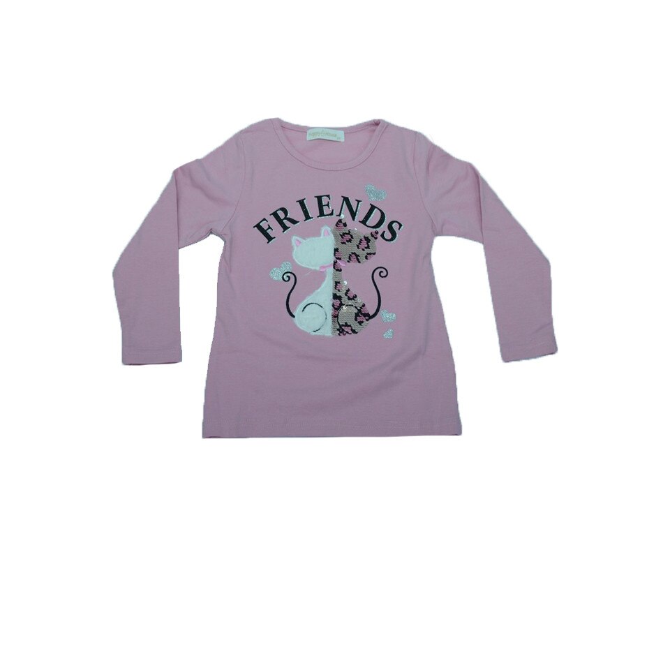 Bluza cu maneca lunga pentru fetite Happy House FOFO-069, Multicolor