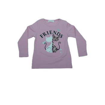 Bluza cu maneca lunga pentru fetite Happy House FOFO-069, Multicolor Bluza cu maneca lunga pentru fetite Happy House FOFO-069, Multicolor