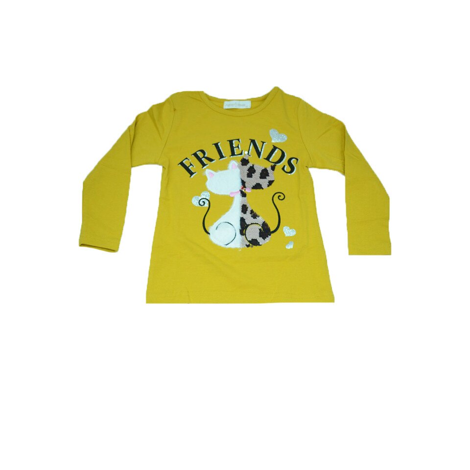 Bluza cu maneca lunga pentru fetite Happy House FOFO-069G, Multicolor