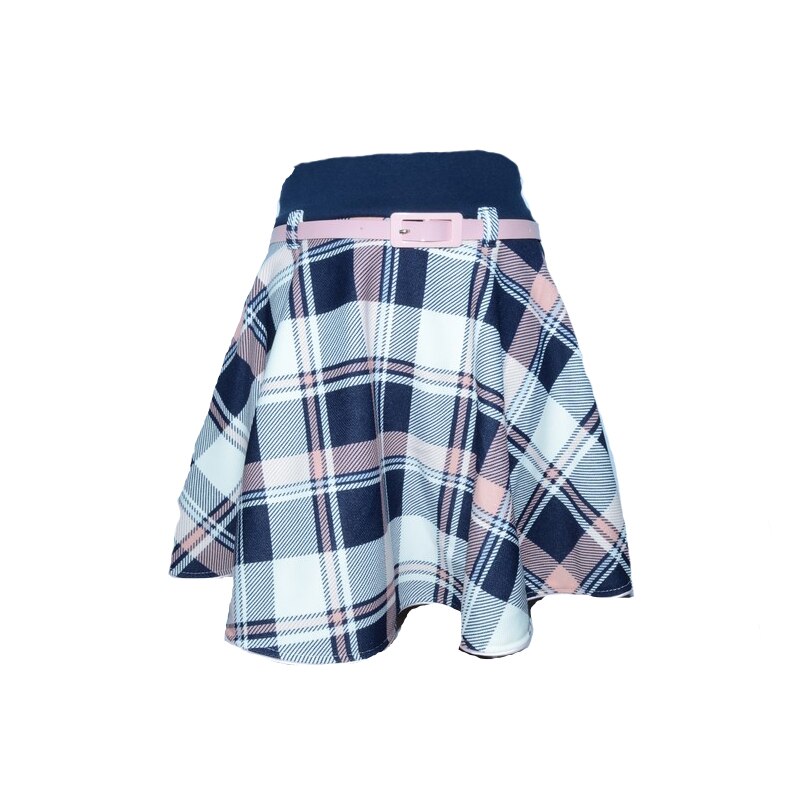 Fusta eleganta, fete, NN, carouri, Multicolor