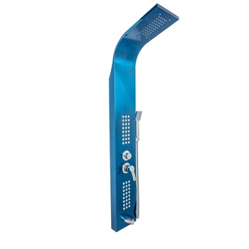 Panou dus hidromasaj 4 functii bleu satin TRENDY S Panou dus hidromasaj 4 functii bleu satin TRENDY S