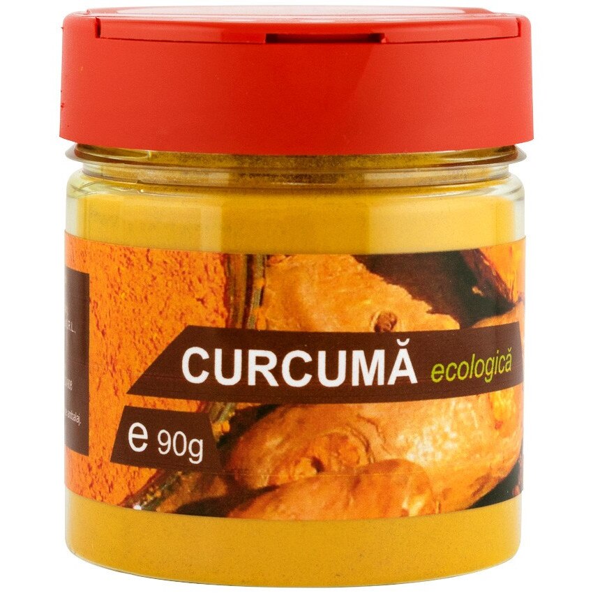 Curcuma cu capac tip solnita, bio, Pronat, 90g