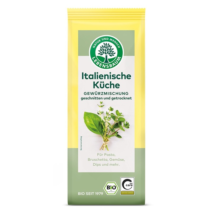 Amestec de condimente Italian bio, 35g, Lebensbaum