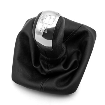 Schimbator cu manson pentru Skoda Octavia, 5 viteze, Negru/ Argintiu Schimbator cu manson pentru Skoda Octavia, 5 viteze, Negru/ Argintiu