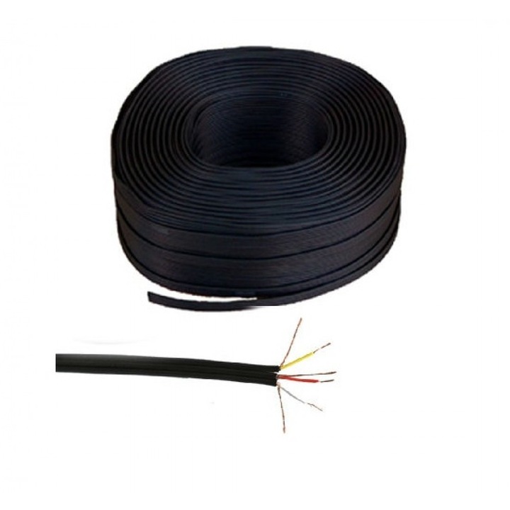 Аудио кабел, 3 RCA, ролка 100м - 402231