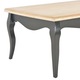 Masuta de cafea, vidaXL, Lemn pin, 110 x 60 x 40 cm, Negru/Maro