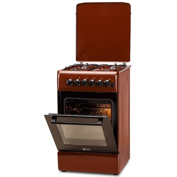 Aragaz LDK 5060 ECAI BR RMV, Gaz, 4 arzatoare, Siguranta, Cuptor electric, Aprindere, Iluminare, Maro Aragaz LDK 5060 ECAI BR RMV, Gaz, 4 arzatoare, Siguranta, Cuptor electric, Aprindere, Iluminare, Maro