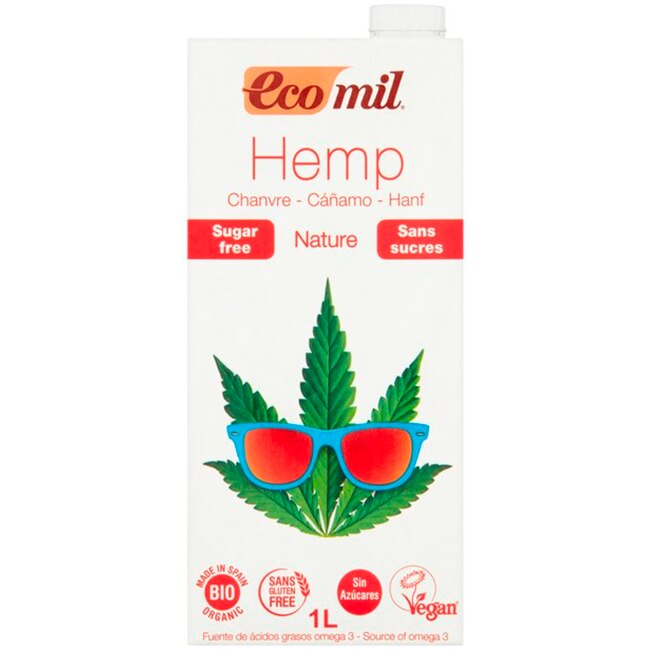 Bautura Vegetala Bio Din Canepa Natur, Ecomil 1L