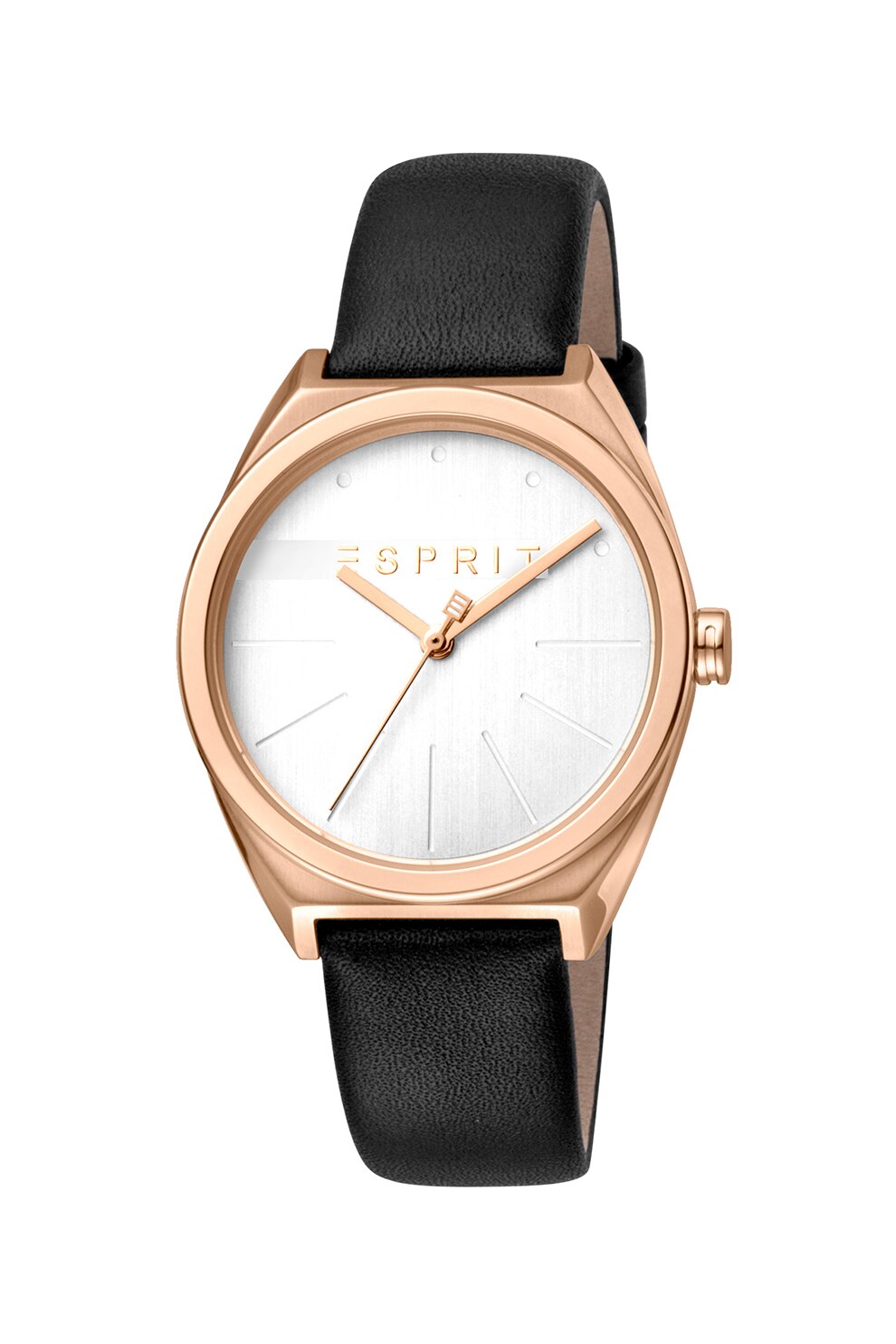 Esprit, Ceas quartz cu o curea de piele, Negru
