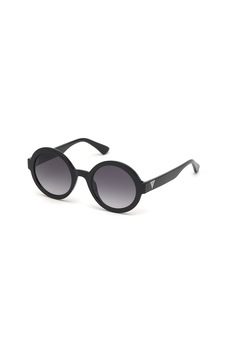 Guess, Ochelari de soare rotunzi cu rama lata, Negru, 50-23-145 Standard Guess, Ochelari de soare rotunzi cu rama lata, Negru, 50-23-145 Standard