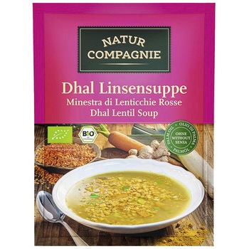 Supa de linte rosie ECO 60 g - Natur Compagnie Supa de linte rosie ECO 60 g - Natur Compagnie