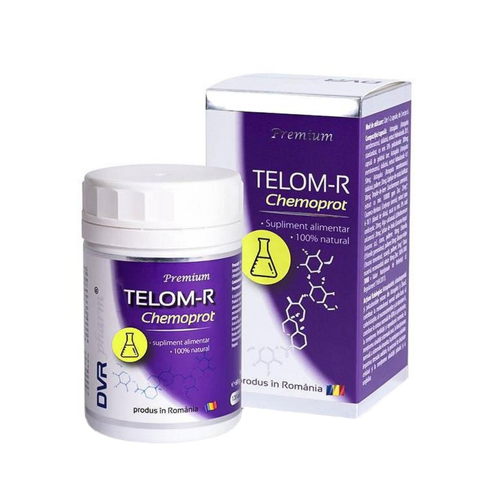 Supliment nutritiv, DVR Pharm, TELOM-R CHEMOPROT, 120 cps