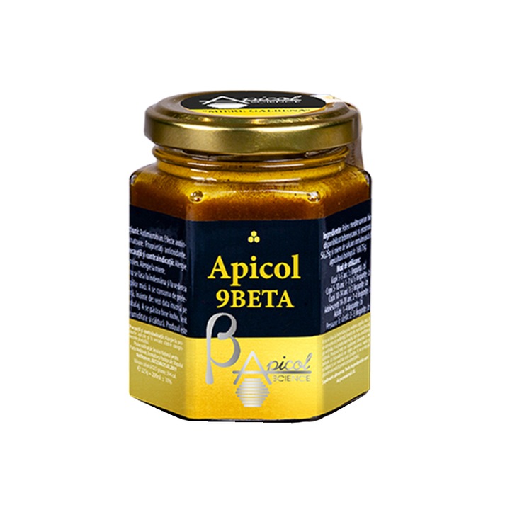 Хранителна добавка, Apicol Science, APICOL9BETA - "Жълт мед", 200 ml