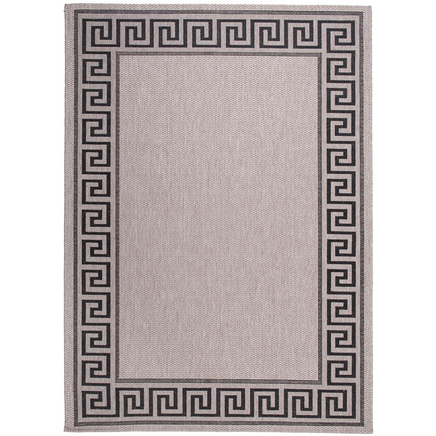 Covor Floorlux Sisal Chemex 20014 / negru,argint 160x230