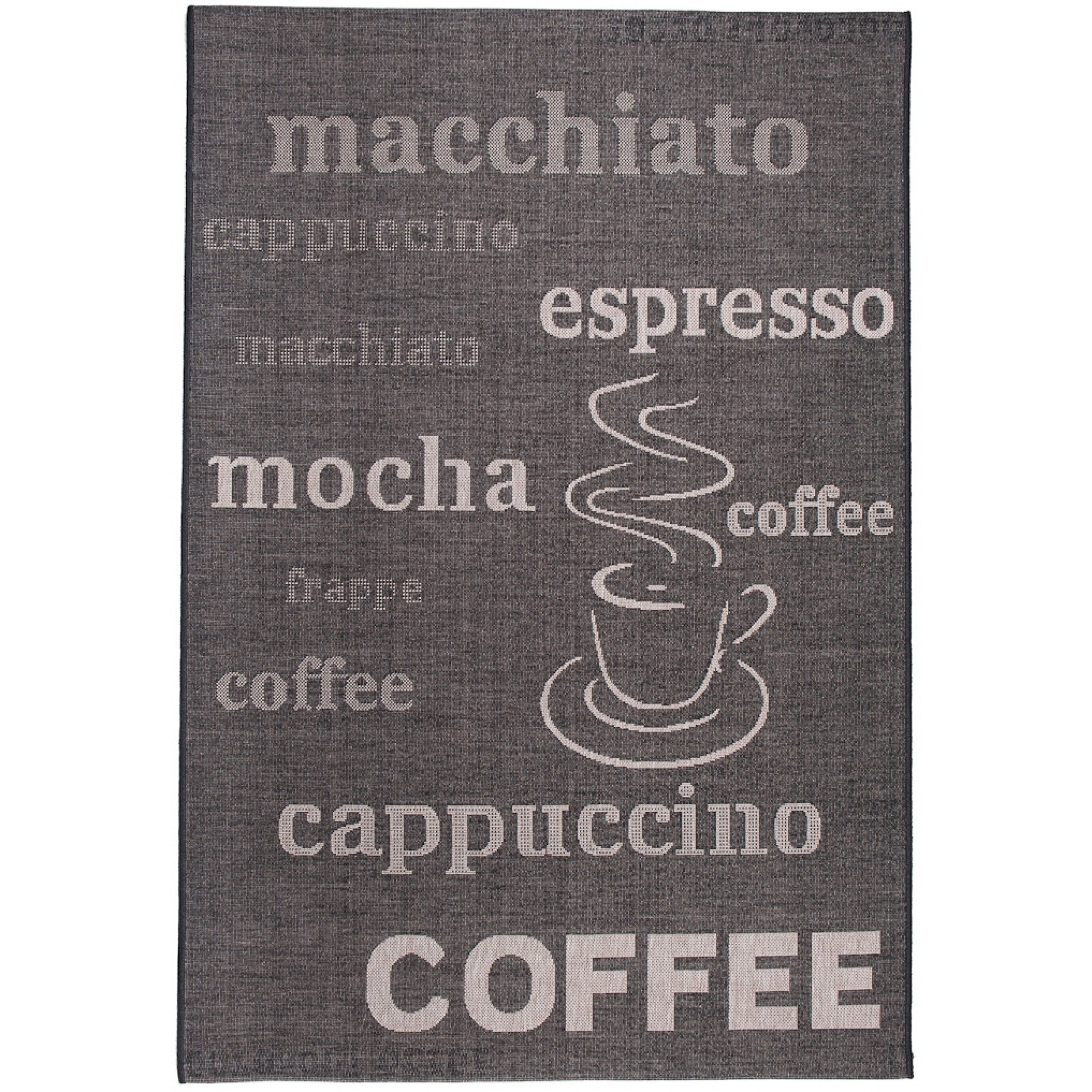 Covor Floorlux Sisal Chemex 20220 / negru,argint 200x290