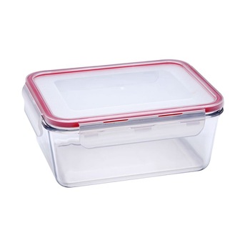 Vas termorezistent dreptunghiular Wellberg, 1.9 L, Capac, Transparent Vas termorezistent dreptunghiular Wellberg, 1.9 L, Capac, Transparent