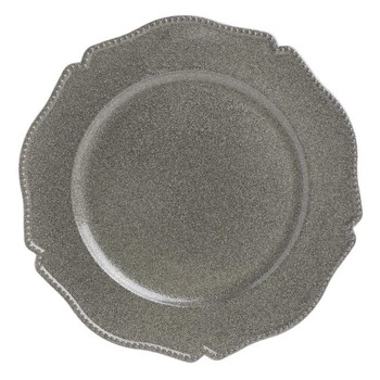 Farfurie plastic aspect metal D33X2 cm Farfurie plastic aspect metal D33X2 cm