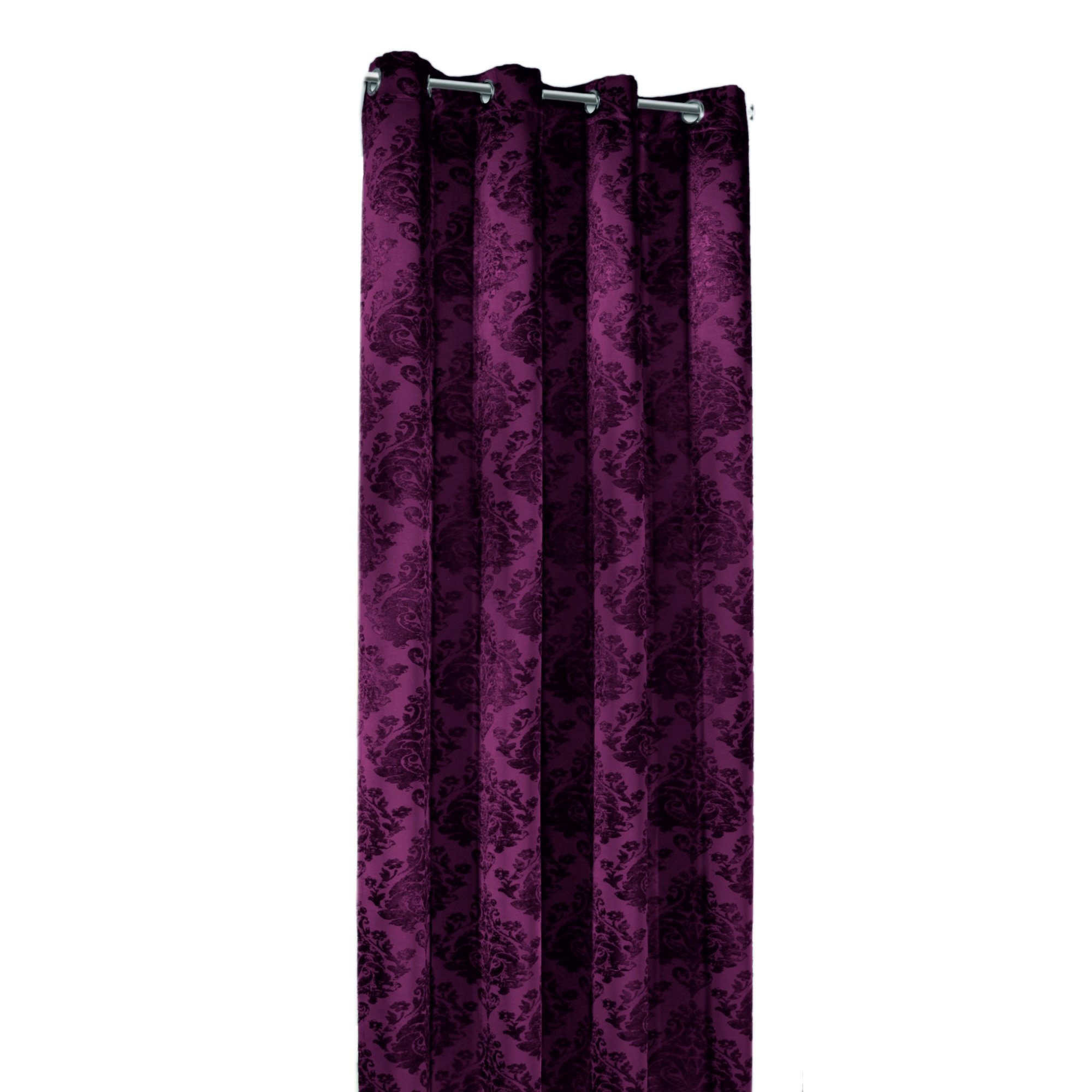 Draperie cu inele Dimout Marlin bordeau 245x135