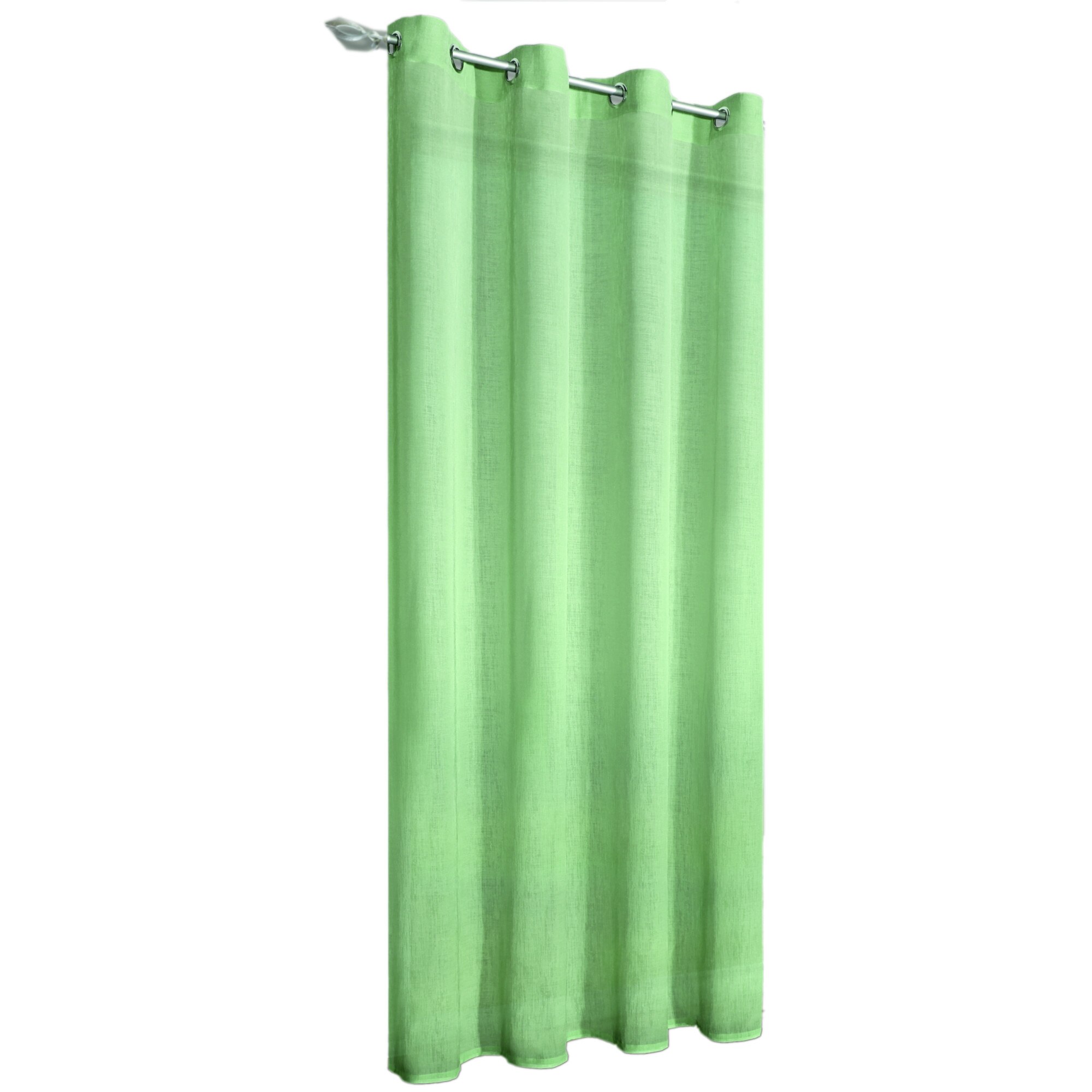 Draperie cu inele Struktur Alex mint 245x140