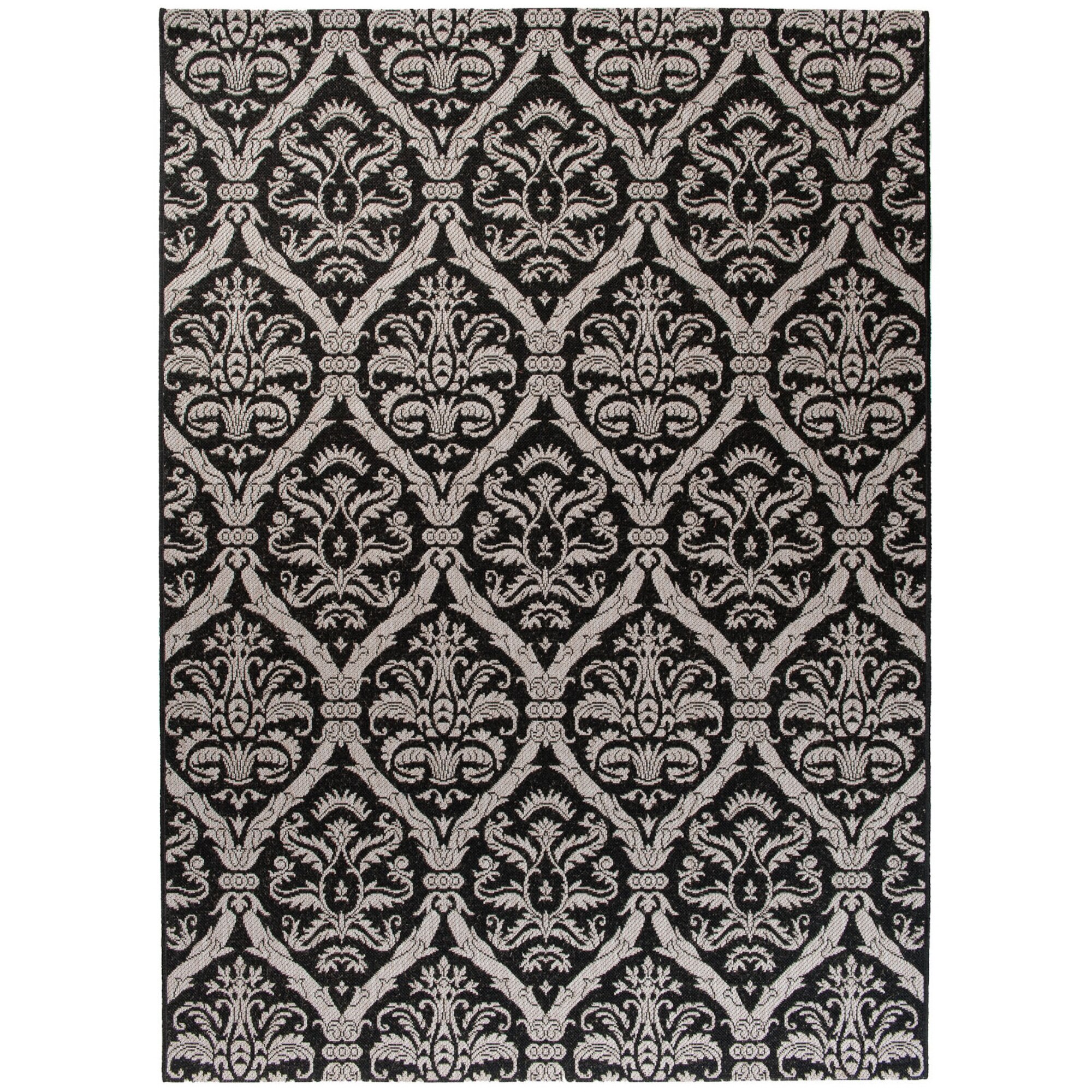 Covor Floorlux Sisal Chemex 20304 / negru,argint 160x230