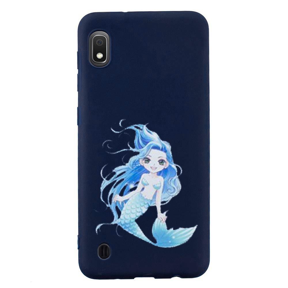 Carcasa Husa Samsung Galaxy A10 model Anime Mermaid, Antisoc + Folie sticla securizata Samsung Galaxy A10 Tempered Glass Viceversa