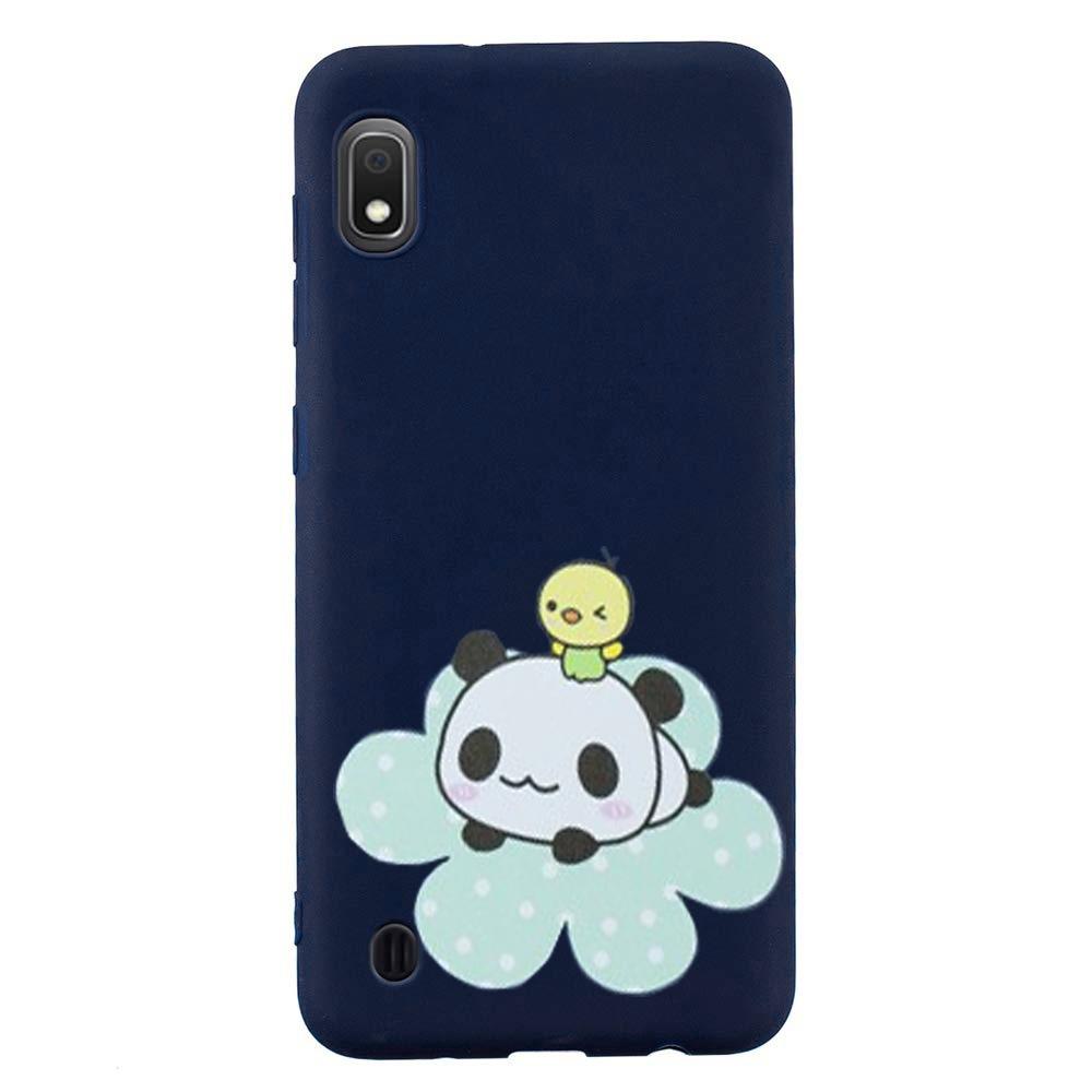 Carcasa Husa Samsung Galaxy A10 model Lazy Panda, Antisoc + Folie sticla securizata Samsung Galaxy A10 Tempered Glass Viceversa