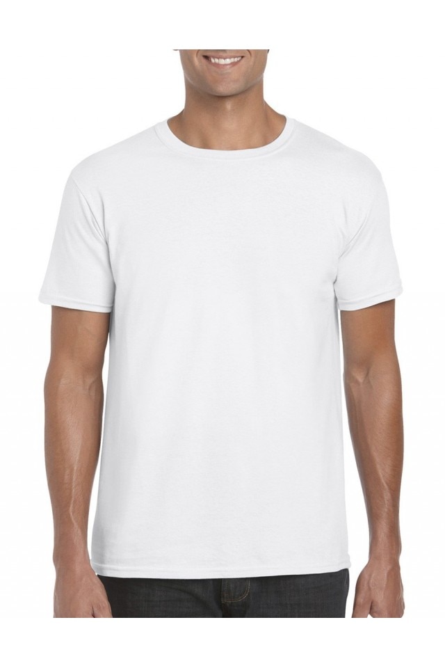 Tricou barbati, Alan, Gildan, Alb