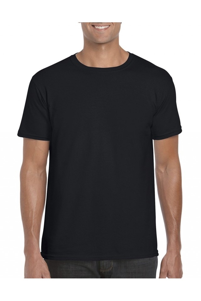 Tricou barbati, Alan, Gildan, Negru