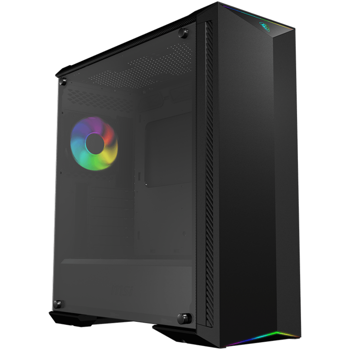 Carcasa PC MSI MPG Gungnir 100 306-7G09M21-W57, ATX, Mini ITX, Negru