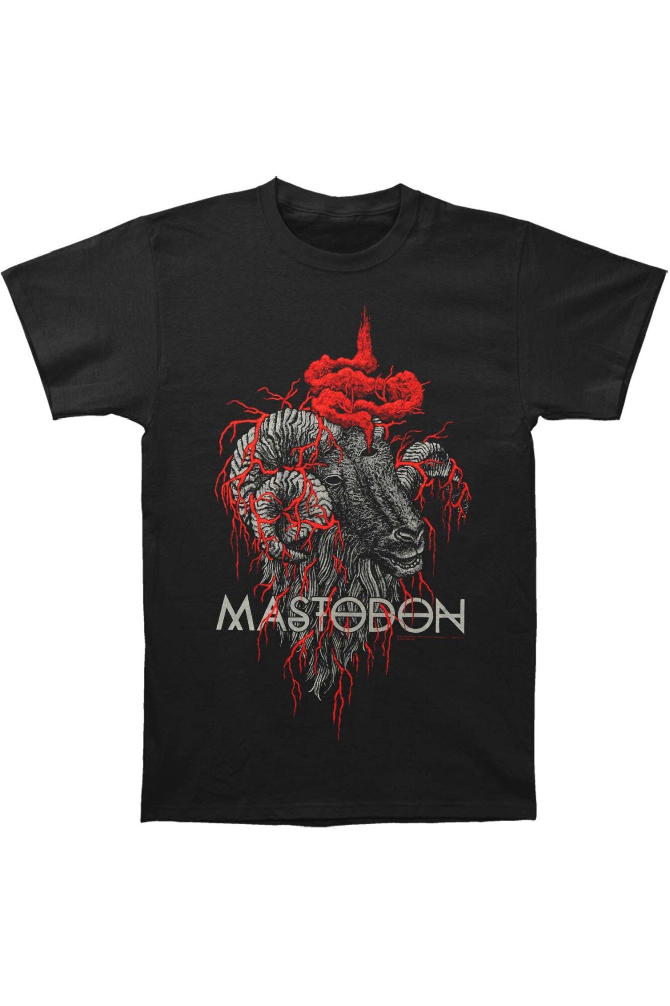 Tricou pentru barbati, Mastodon, Rams Head Colour, Negru, S