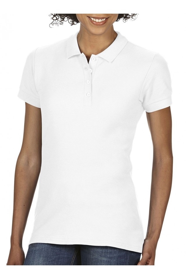 Tricou polo tasha, alb, Alb, L