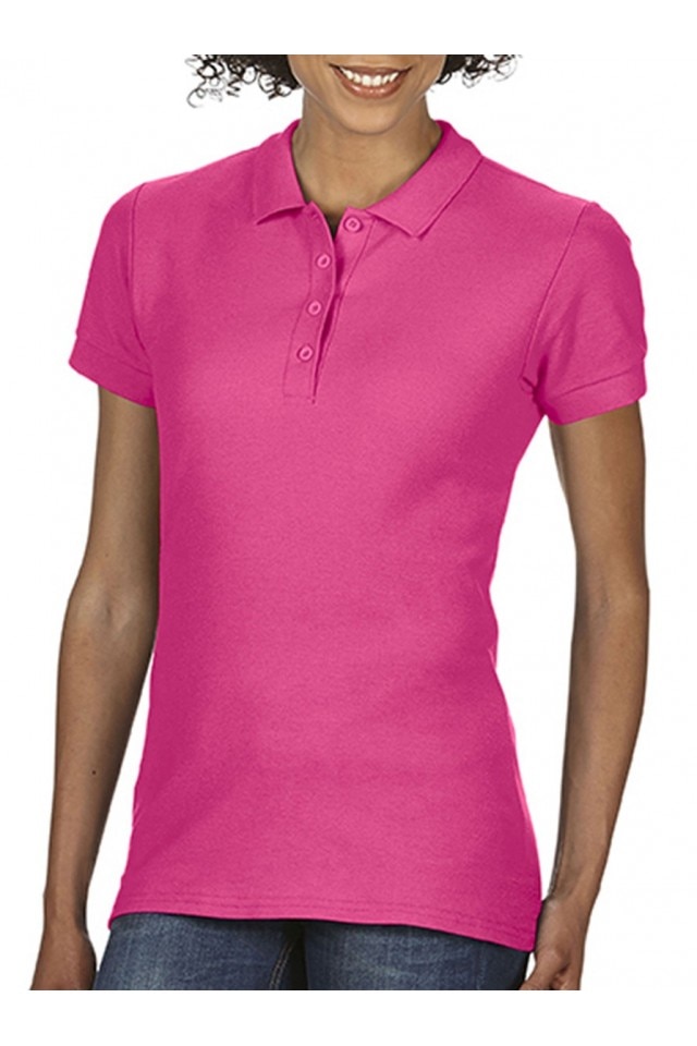 Tricou polo tasha, heliconia, Roz