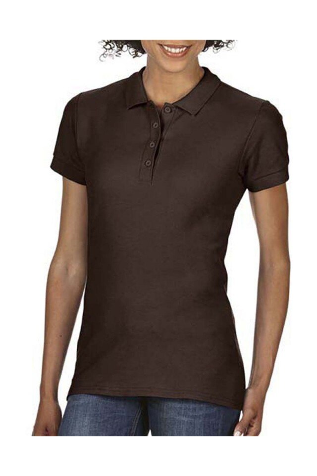 Tricou polo tasha, dark chocolate, Maro ciocolata