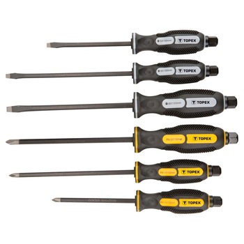 Set de 6 surubelnite de impact, Topex 39D506 Set de 6 surubelnite de impact, Topex 39D506