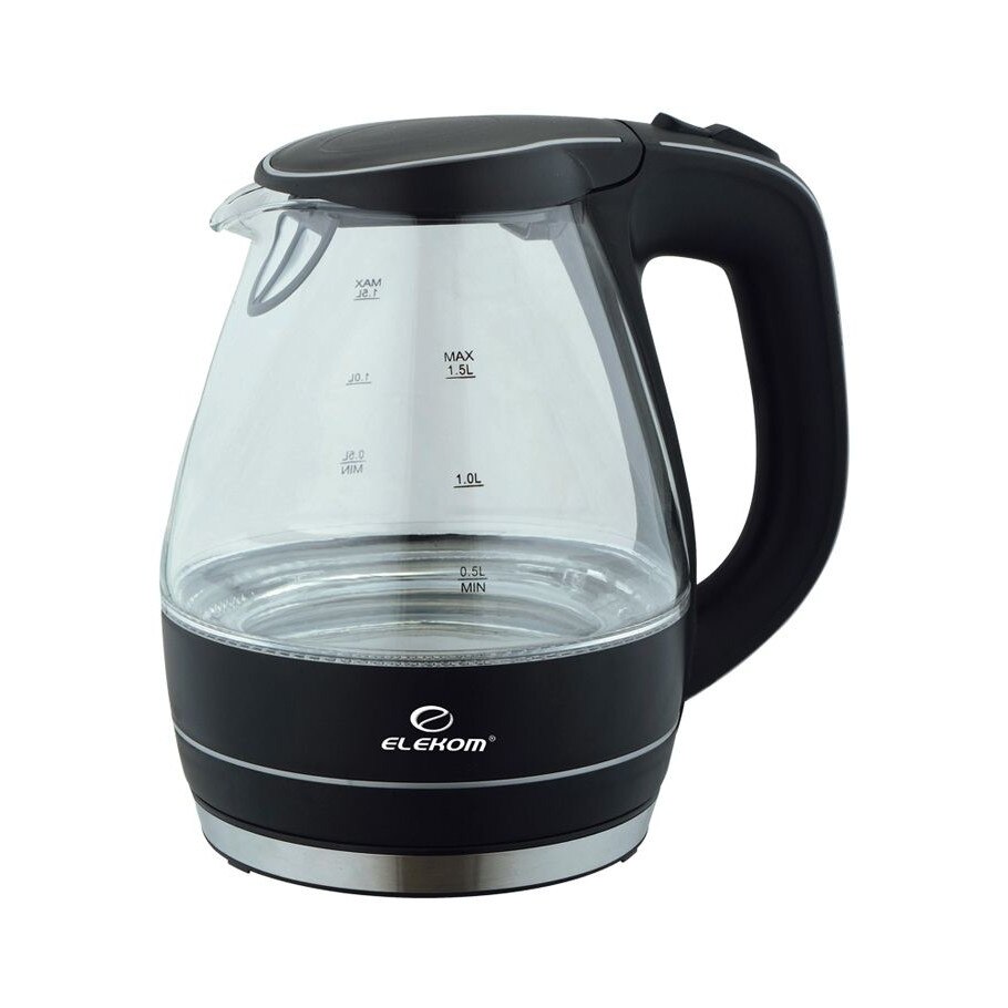 Ceainic electric Elekom ЕК-1519, 1.5 l, Sticlo