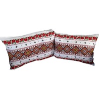 set 2 fete de perna cu motive traditionale casa gino din bumbac 100 dimensiune 48x65 centimetri model traditional cu trandafiri imagen 9_0_
0