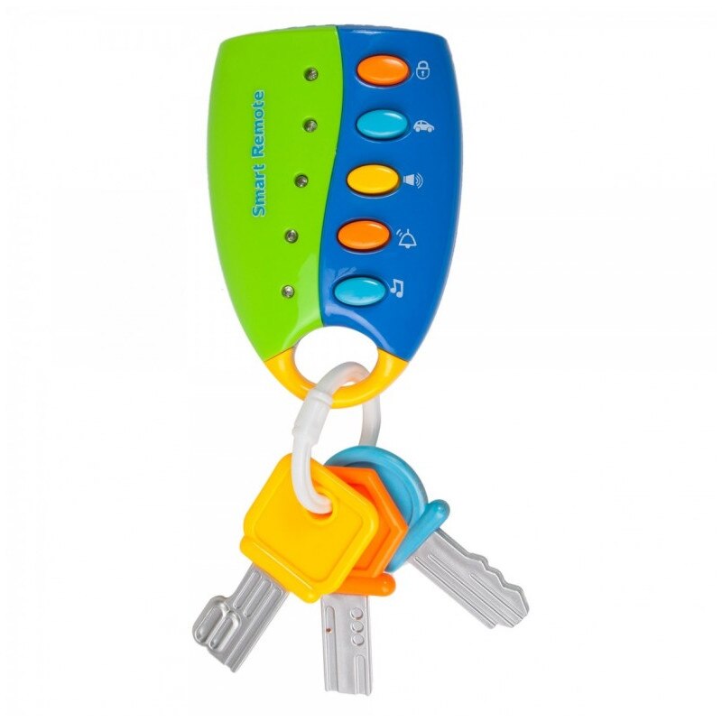 Telecomanda cu chei pentru copii cu sunete reale si lumini