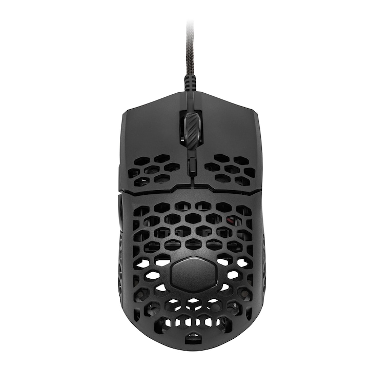 Мишка Gaming Cooler Master, MM710, 16 000 DPI, 1000 Hz, 50G, ултра лек кабел, Черен