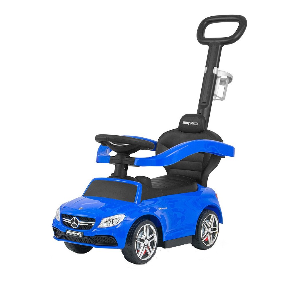 Masinuta copii 3 in 1, Milly Mally Mercedes AMG C63, Blue